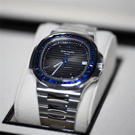 patek philippe nautilus 5711 factory blue sapphire